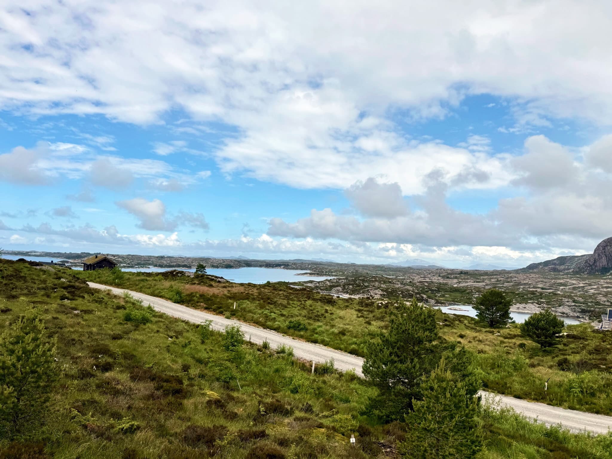 Tomt 19, 987 m² hyttetomt med havutsikt vest og nord/vest