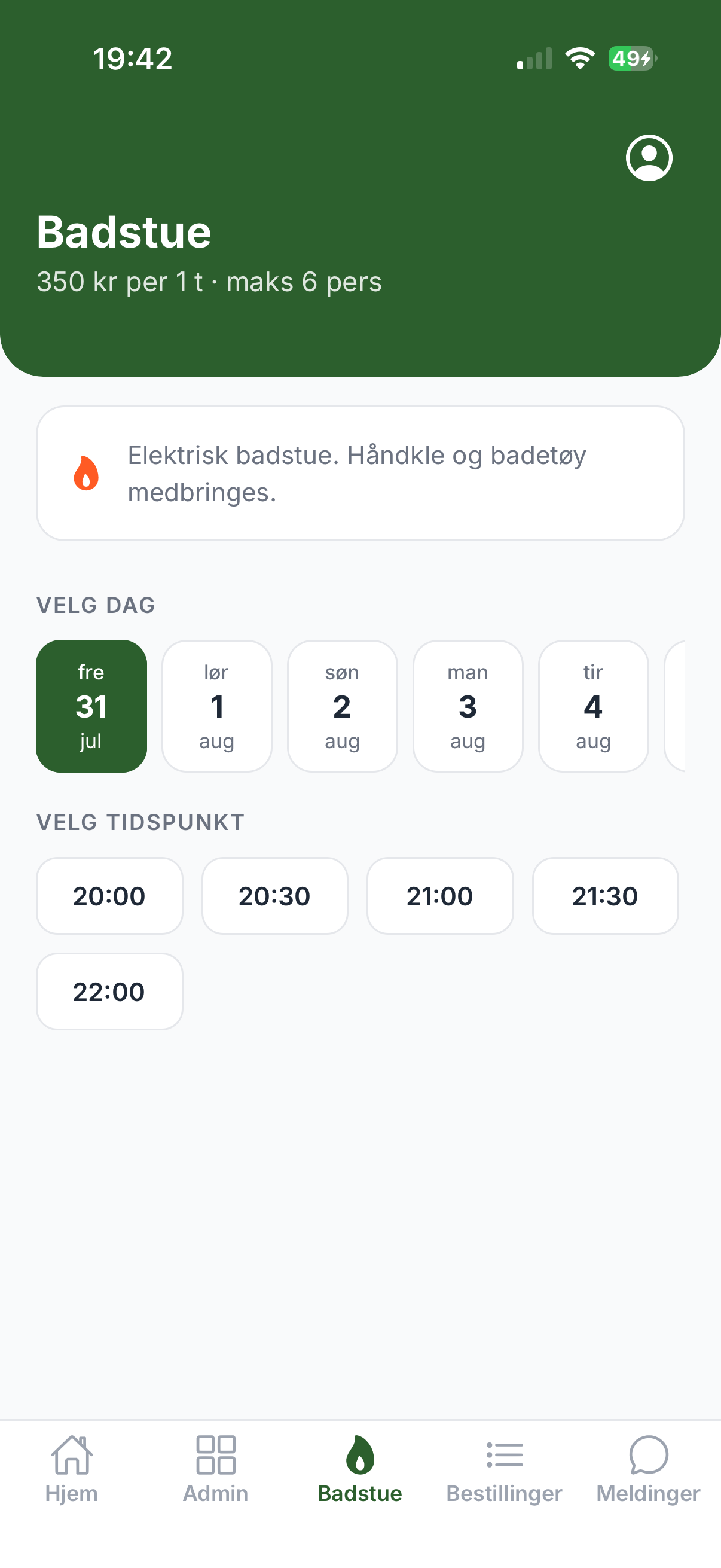 Book badstu i appen